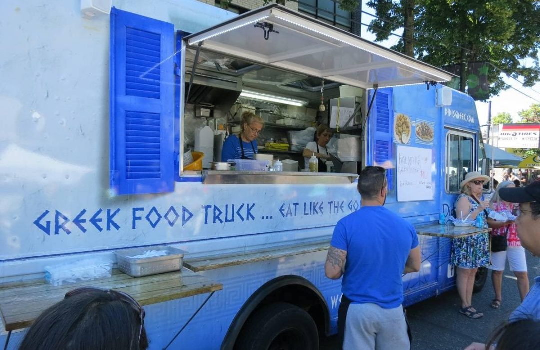 Greek food truck